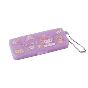 Sanrio Kuromi Mini Accessory Case - Kawaii Purple, Travel Pill Bandage Box